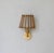 Wood Pencil Reed Rattan Wall Sconce Lamp For Sale - Image 7 of 9