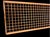 1950s Mid Century Japanese Shoji Screen Door Window Handmade Grid Pattern Cedar Wood For Sale - Image 12 of 16