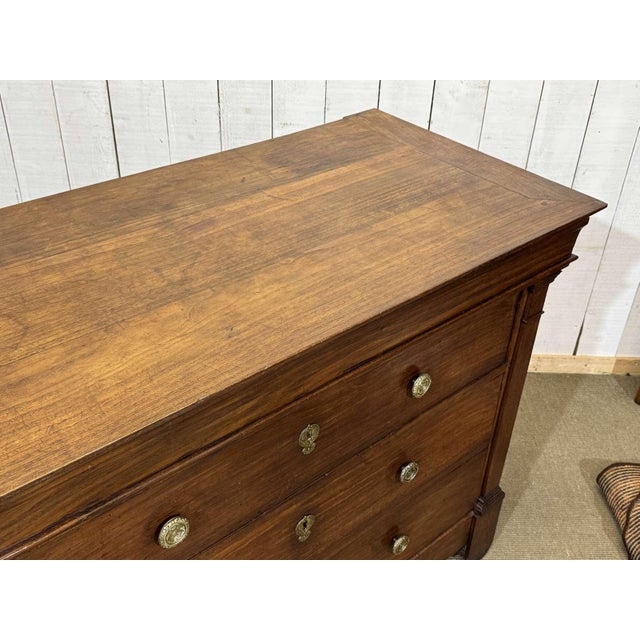 19th Century Restoration Chest of Drawers in Chestnut For Sale - Image 11 of 16