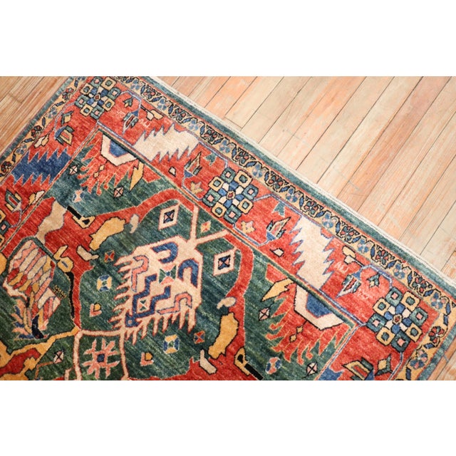 1990s Late 20th Century Large Scale Persian Gabbeh - 3'11" x 6'5" For Sale - Image 5 of 9