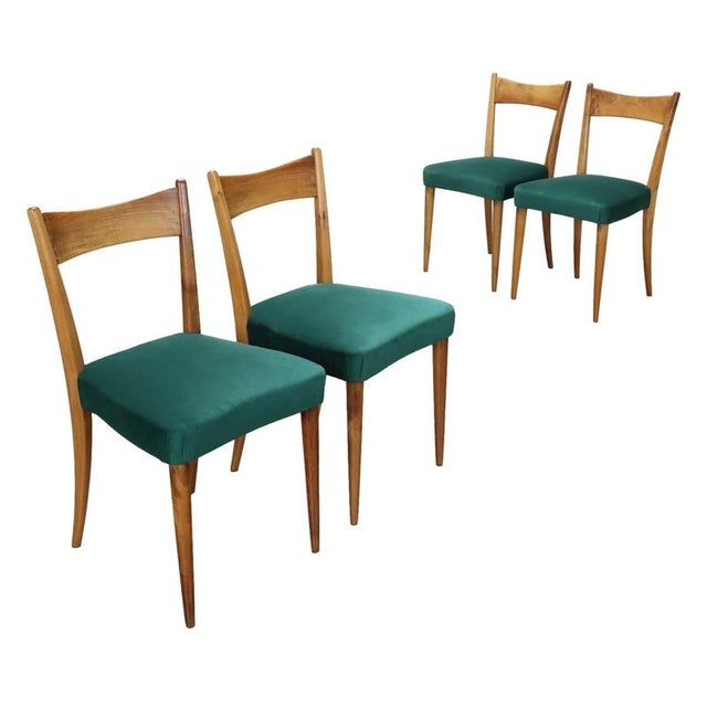 Vintage Italian Dining Chairs, 1950s, Set of 4 For Sale - Image 11 of 11