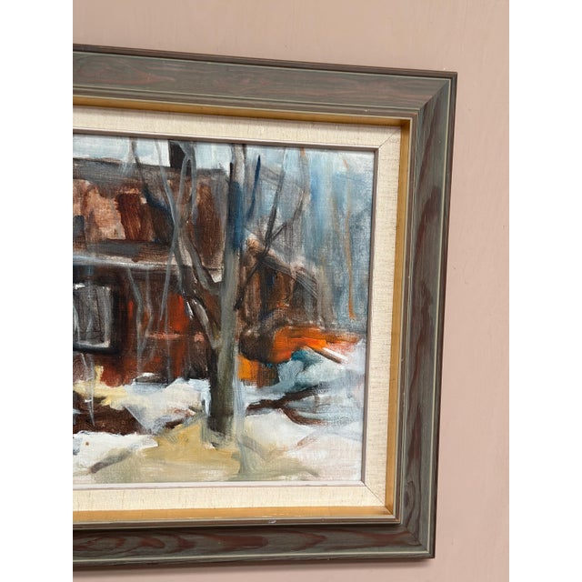Pia Hesselmark‑campbell, The Forge, 1960s, Oil Painting on Canvas, Framed For Sale - Image 7 of 18