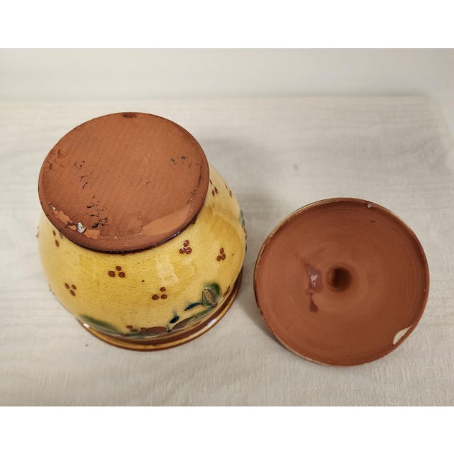 Late 20th Century Terre E Provence Style Terra Cotta Platter and Accessories - 8pcs For Sale - Image 9 of 16