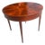 Baker Furniture Round Mahogany Sunburst Inlaid Center Table For Sale