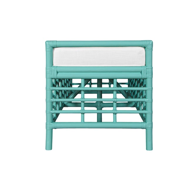 Luna Bench - Turquoise For Sale In West Palm - Image 6 of 7