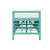 Luna Bench - Turquoise For Sale In West Palm - Image 6 of 7