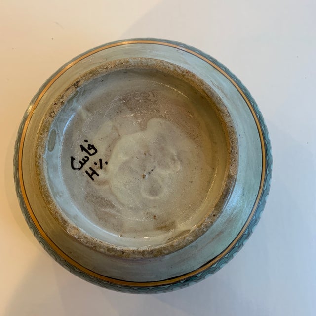 1920s Moroccan Pottery Lidded Bowl/Tureen For Sale - Image 12 of 13