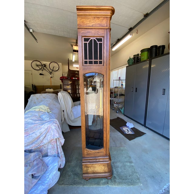 1980s Howard Miller Four Chime Grandfather Clock Chairish
