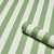 Contemporary SAMPLE - Schumacher Emma Stripe Wallpaper In Apple Green For Sale - Image 3 of 4