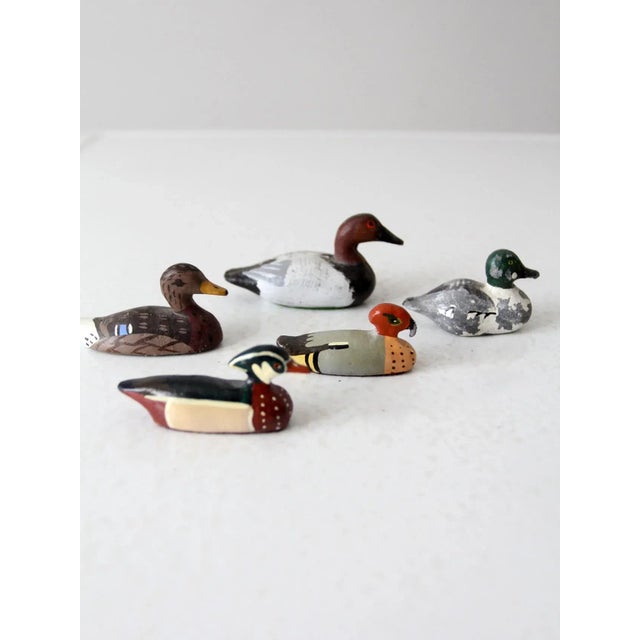 Vintage Hand Painted Cast Iron Duck Collection For Sale - Image 9 of 12
