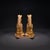 Cream Pair of Vintage Sancai Glazed Horse Head Figurines / Sculptures For Sale - Image 8 of 9