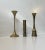 Mid-Century Modern Danish Modernist Candlesticks in Brass, 1960s, Set of 3 For Sale - Image 3 of 7