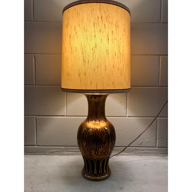 Copper Table Lamp For Sale - Image 6 of 13