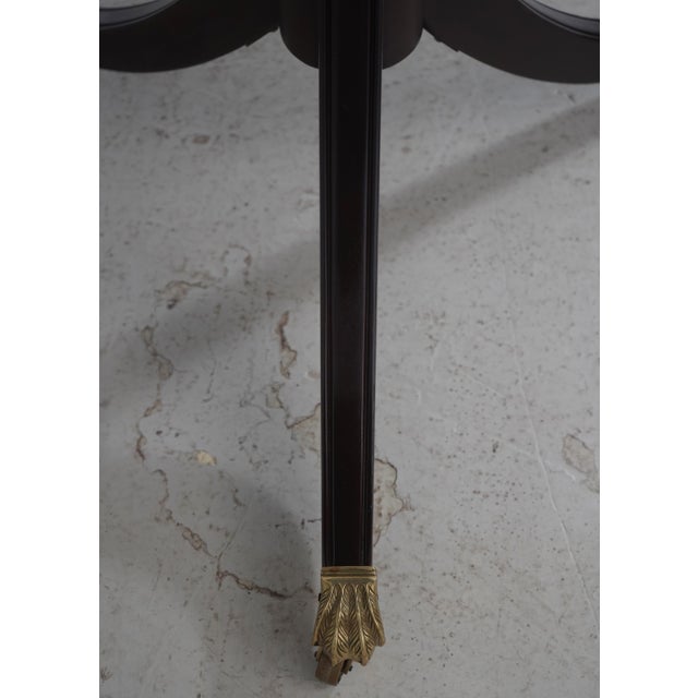 Stickley Mahogany Double Pedestal Dining Table For Sale - Image 16 of 18