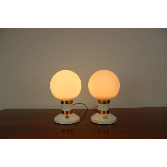Silver Mid-Century Table Lamps from Drukov, 1970s, Set of 2 For Sale - Image 8 of 11