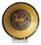 Antique Hand Painted Guatemalan Majolica with Yellow Deer For Sale