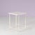 Metal Side Table in Beige Metal Frame with Travertine Top in the style of Max Sauze, 1980s For Sale - Image 7 of 8