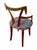 Mid 20th Century Hollywood Regency Dorothy Draper Style Vanity or Telephone Chair For Sale In Los Angeles - Image 6 of 7