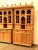 Pair of solid fir display cabinets in the Art Deco style Two-part cabinet Two doors and two drawers in the lower section...