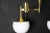Mid-Century Modern Sconces in Brass & White Glass by Sciolari for Stilnovo, 1960s, Set of 2 For Sale - Image 11 of 13