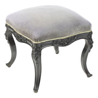 King Jose Style Ottoman in Noble Wood, 18th Century For Sale