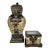 Vintage Ceramic United Wilson (j.u.w.c.) Renaissance Revival Planter & Large Vessel Set For Sale