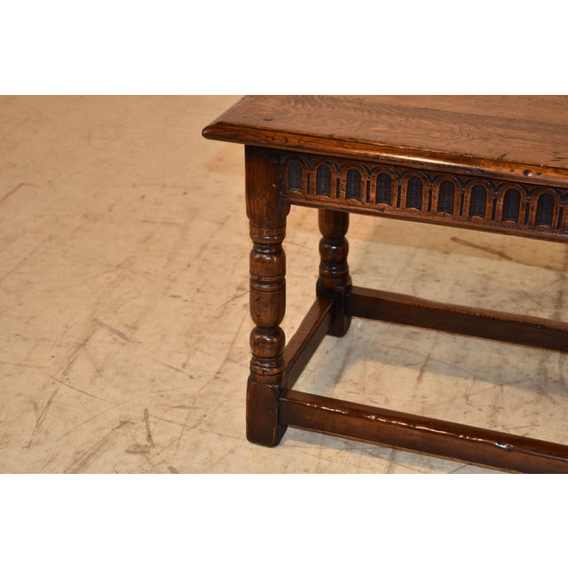 Late 19th Century Late 19th Century English Oak Joint Bench For Sale - Image 5 of 7