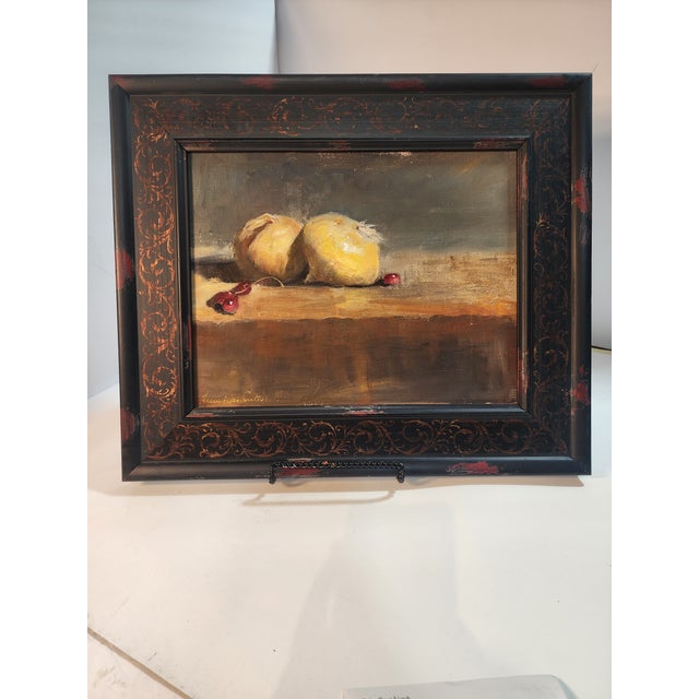 Textile 1990s Beautiful Original Still Life by Harriet Anne Curtis For Sale - Image 7 of 7