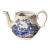 1970s Small Asian Ceramic Blue and White Teapot For Sale