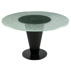 Joe d'Urso for Bieffeplast Conical Steel and Glass Dining Table