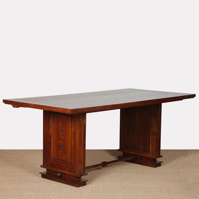 French Wooden Dining Table, 1940s For Sale - Image 15 of 15