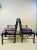Modern 1970s Brutalist Metal Arm Chairs in the Manner of Diego Giacometti - A Pair For Sale - Image 3 of 10