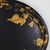 Antique 19th Century Paper Mache Oval Tray - Black Lacquer With Hand Painted Gold Gilt Ivy Design For Sale - Image 13 of 14