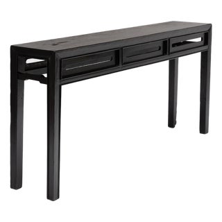 Chinese Ellipse Console Table, C. 1850 For Sale