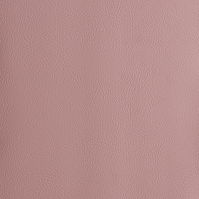 Sample - Schumacher Vegan Leather Indoor/Outdoor Fabric In Mauve For Sale