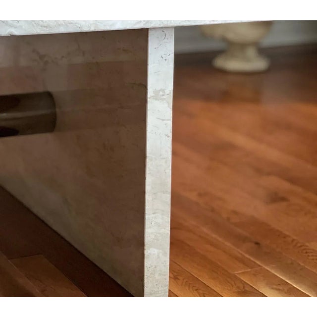 1990s Italian Marble Coffee Table For Sale In Philadelphia - Image 6 of 11