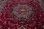 1950s Vintage Kashan Persian Medallion Wool Rug in Red For Sale In New York - Image 6 of 10