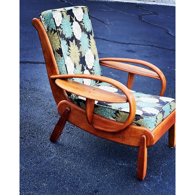 1940s Art Deco Designer Chair For Sale - Image 5 of 11