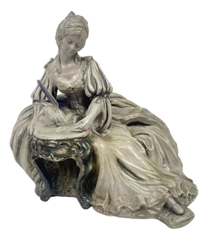 Figure of Lady, 19th Century, Terracotta