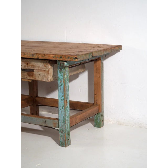 Vintage Worktable, 1920 For Sale - Image 10 of 12