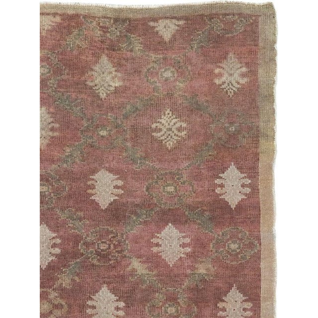 Rustic Galerie Shabab Collection Mid-20th Century Turkish Anatolian Throw Rug For Sale - Image 3 of 10