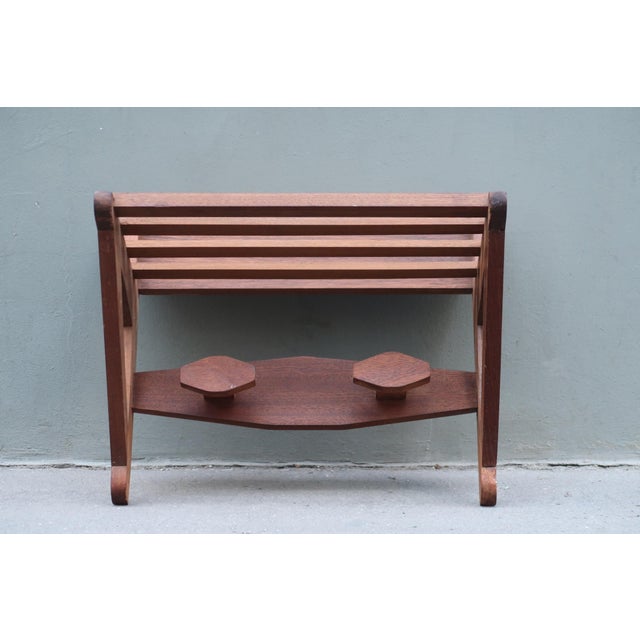 1950s Wall-Mounted danishTeak Coat Hanger For Sale - Image 4 of 11
