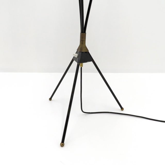 Metal Swedish Tripod Floor Lamp, 1950 For Sale - Image 7 of 10