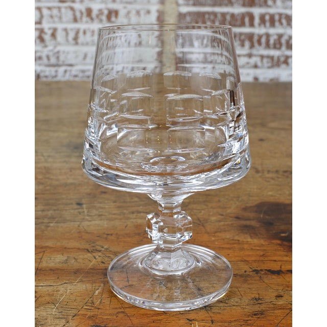 Mid Century Hadeland of Norway Crystal Brandy Glasses Set of 8 Chairish