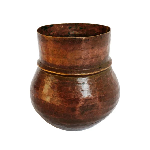 Asian Antique Old Copper Mana Cup Nepal For Sale - Image 3 of 3