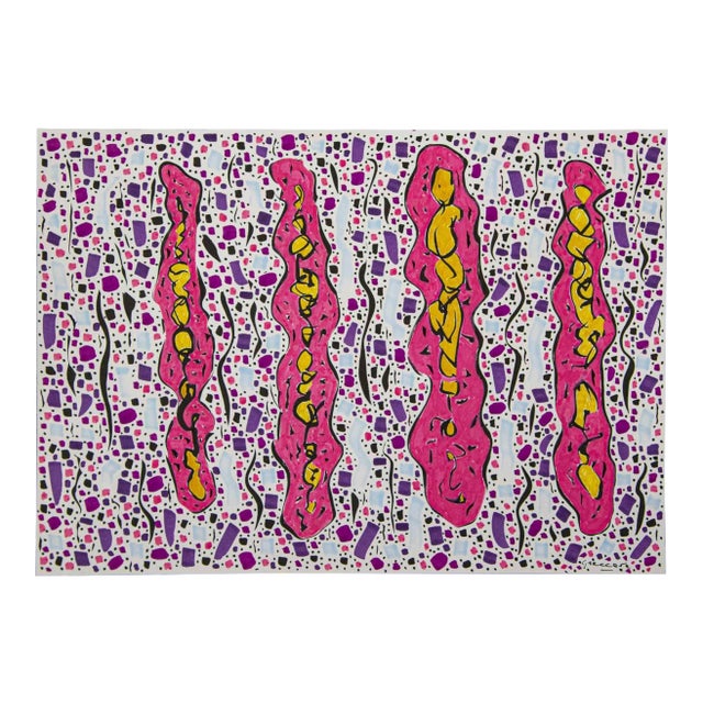 Maurizio Gracceva, Composition, Original Drawing, 2010 For Sale