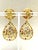 Bochic “Orient” Vintage Citrine & Amethyst Earrings Set 18K Gold & Silver For Sale - Image 10 of 14