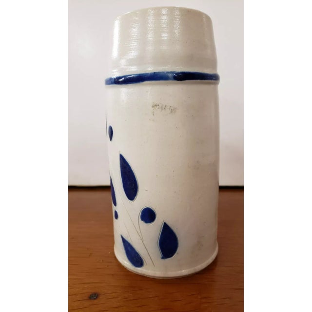 Traditional Late 19th/Early 20th Century German Westerwald Salt Glaze Stein For Sale - Image 3 of 6