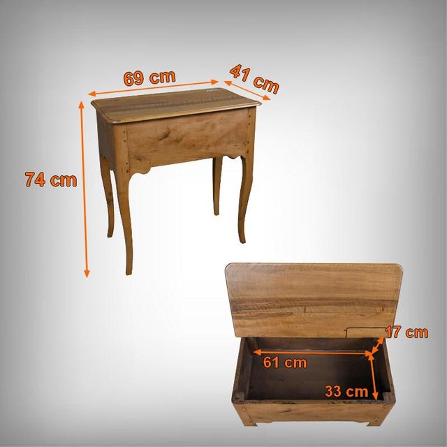 18th Century Louis XV Walnut and Pear Wood Kneading Table For Sale - Image 13 of 14