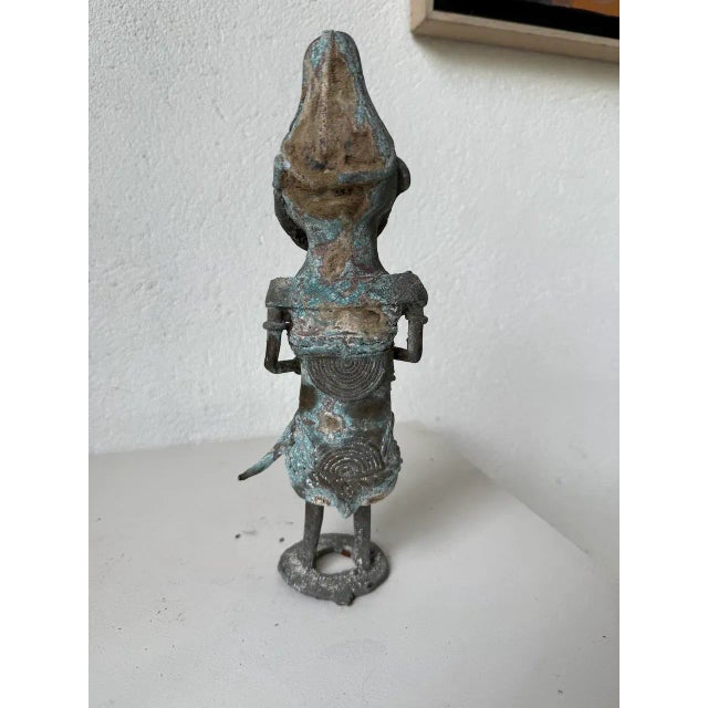 Bronze Statuette, Nigeria, 1970s For Sale - Image 12 of 18